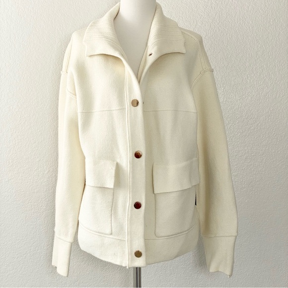 Tahari Sweaters - TAHARI Long Sleeve Cream Jacket/Sweater